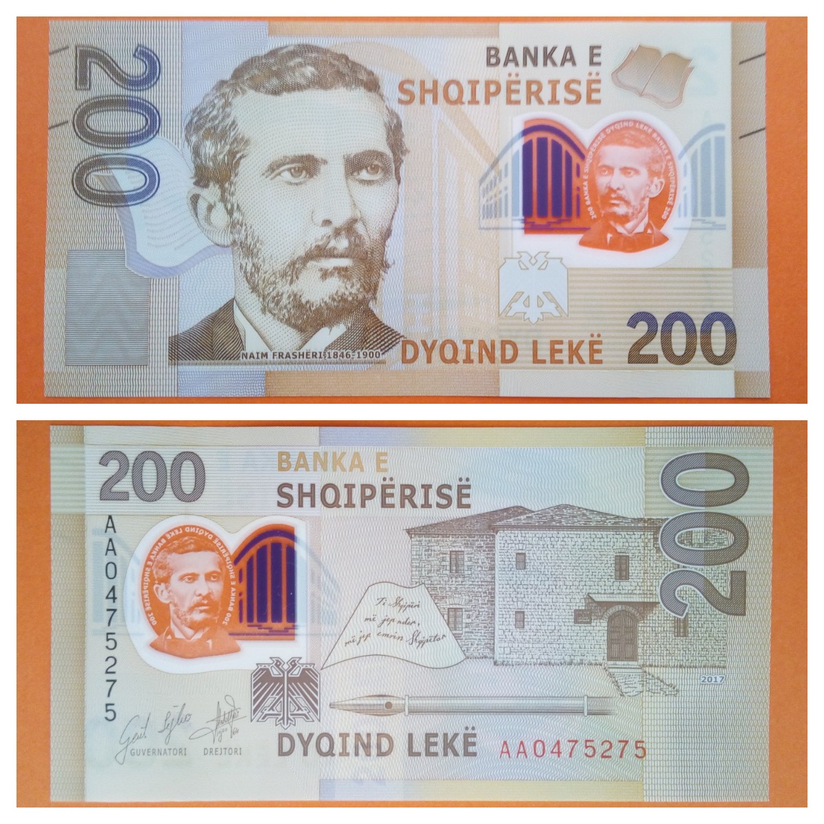 Albanie 200 Leke P-New 2019 UNC Polymer - nr. 1