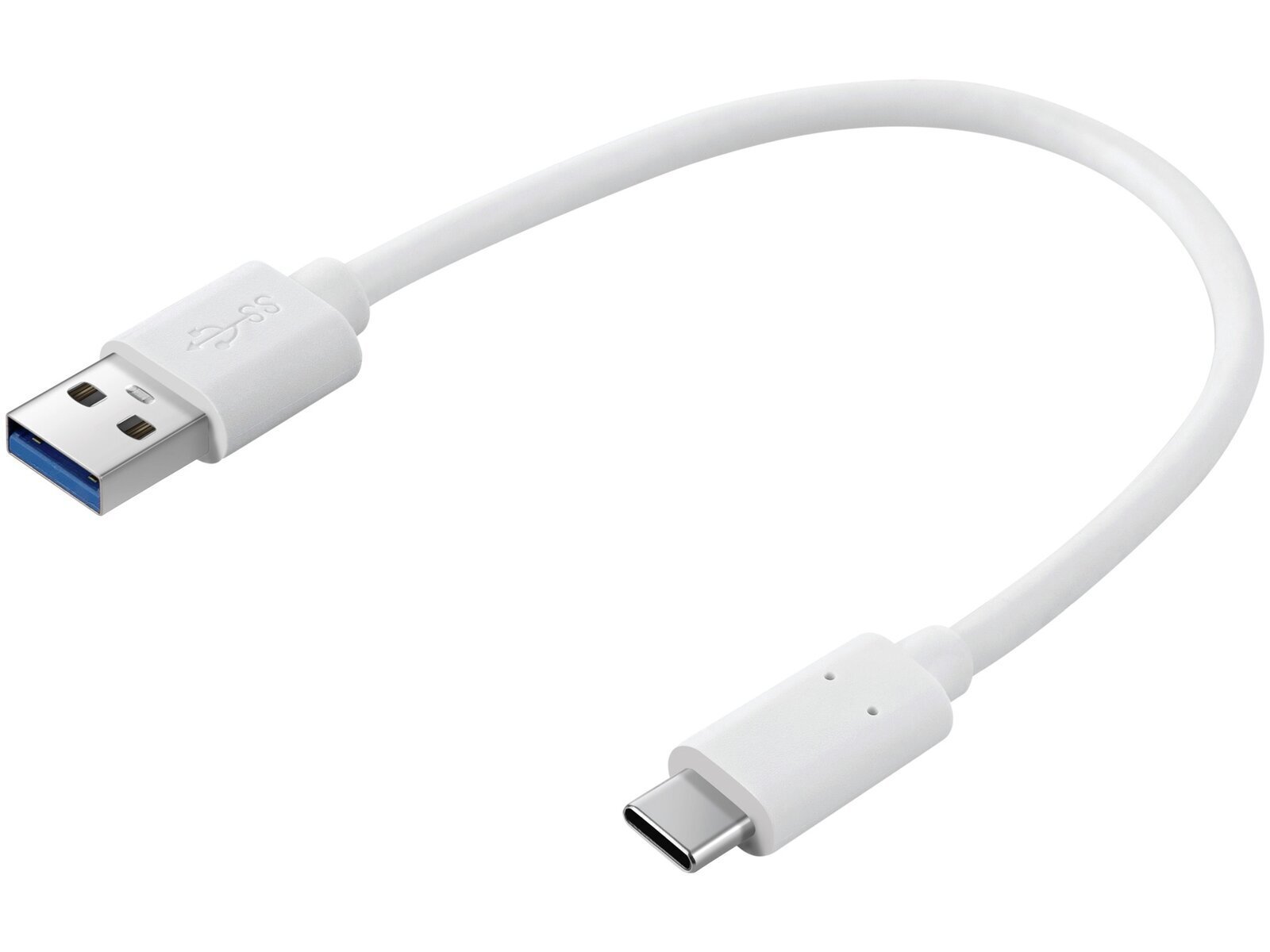 USB-C 3.1 > USB-A 3.0 0.2m Ondersteunt stroom en data-signaal - Afbeelding 2