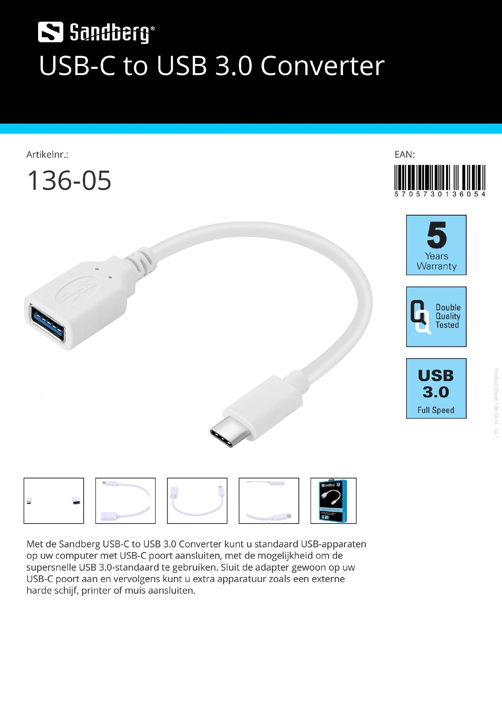 USB-C to USB 3.0 Converter