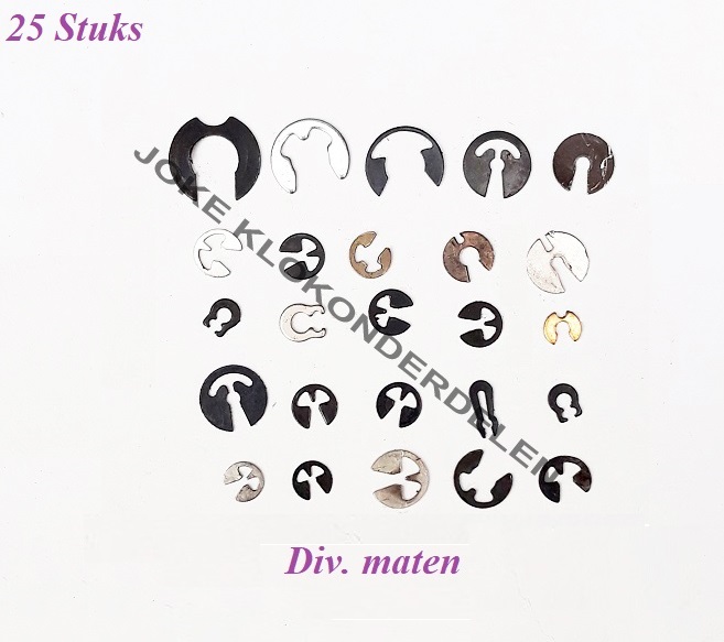 = 25 Wisselrad schijfjes / E clips =42935