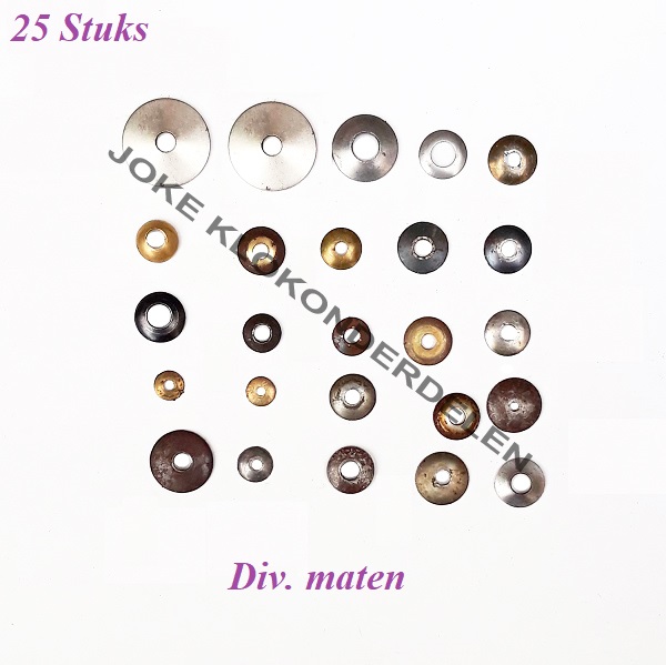 = 25 Wijzerschijfjes =42934