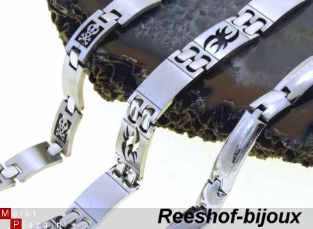 ACTIE: Mooie Edelstalen (RVS) armband (B)